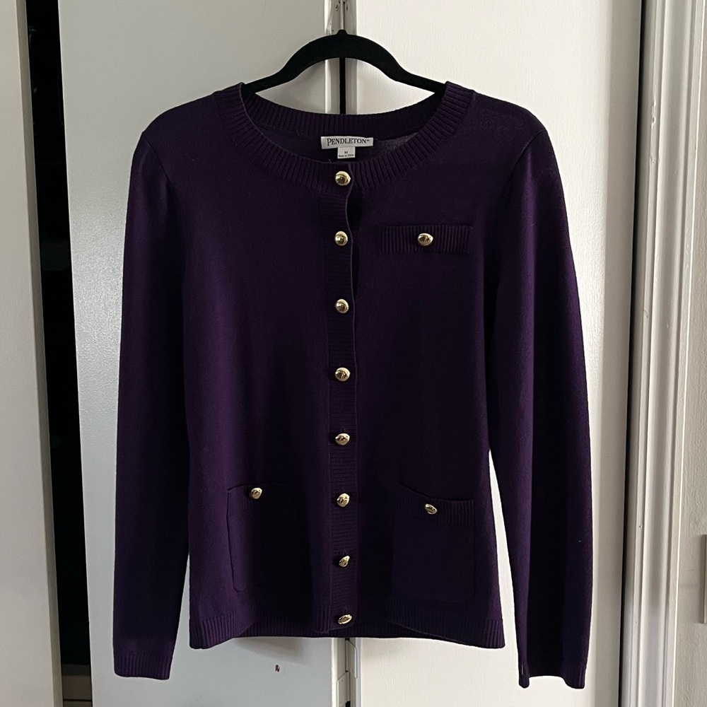 Pendleton Merino Wool Cardigan